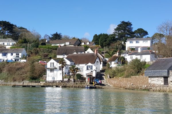 8 August, View of Helford Village, Cornwall
